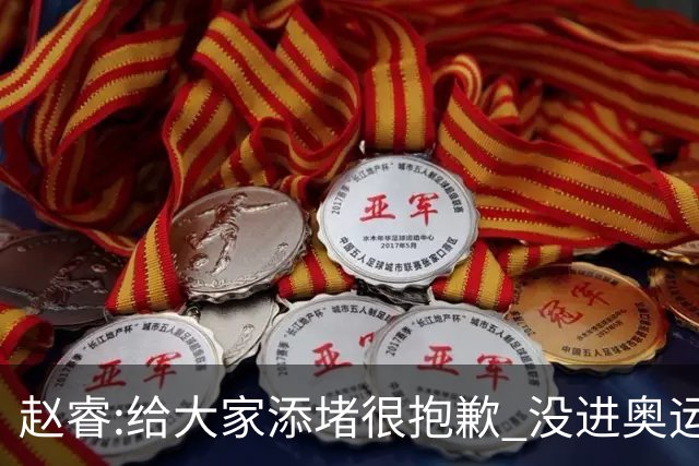 赵睿:给大家添堵很抱歉 没进奥运我觉得很丢脸